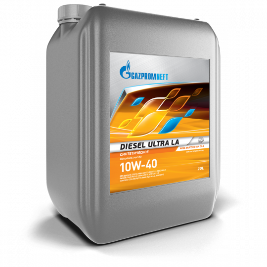 Gazpromneft Diesel Ultra LA 10W-40 20л масло моторное синтетическое